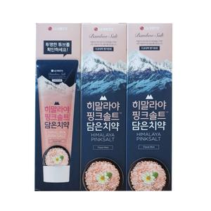 히말라야 핑크솔트 플로럴민트 튜브치약 100g