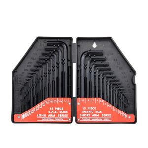 에이치플러스몰 30pcs L형 다용도 육각 렌치 세트 몽키스패너 독일육각렌치세트 미니육각렌치
