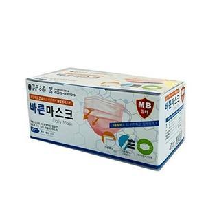 [셀러허브 1][HYIK0SH6_4B]맑은하루 바른마스크 새부리형 30매(핑크)