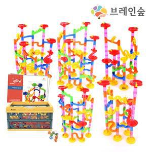 [학습교구] 아키레일 티니 교실세트 / 레일 블록 840p+교재+보관함
