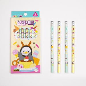 모나미 X 펭수 삼각지우개 연필 10본 (B심)