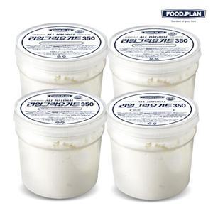 [푸드앤플랜] 리얼 꾸덕 그릭요거트(플레인) 350g 4개