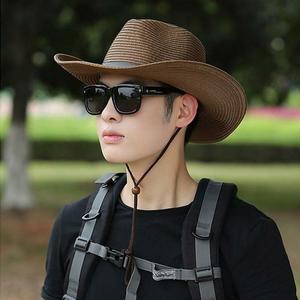 [라일리] Rly 남자 와이드캡 스타일 밀짚모자 1P 여름 고품질 라탄