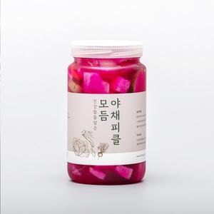 [기타]논산농부의 수제 모듬 야채피클 580g(병)