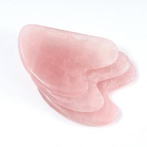 천연로즈쿼츠 페이스 바디 셀프 마사지 핑크 하트괄사