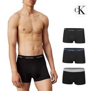 [Calvin Klein]CK 캘빈 클라인 언더웨어 남성 트렁크 남자속옷 드로즈 팬티 3팩세트 U2664G-QRV