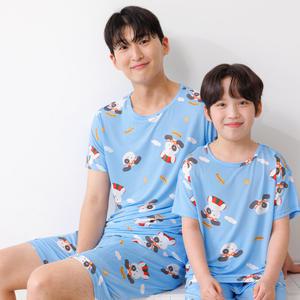 여름잠옷 남성 주니어 내의 썸머스윔 쿨냉감 반팔 세트
