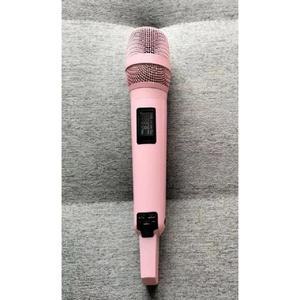 무선 핸드 컬러 공연용 야외 레크레이션 1 교회 노래방 핑크 헬드 2개 마이크