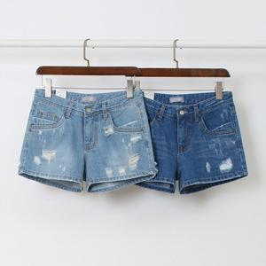 빅사이즈청반바지 P387L504 데일리구제3부데님팬츠 LO