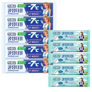 하루온 쿨링타올90g,-7도 2시간 지속, 대형10개+일반형10개