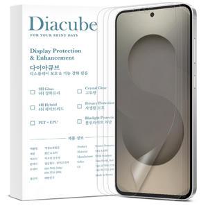 다이아큐브 갤럭시 S25엣지 무광택 지문방지 저반사 매트 강화 풀커버 액정보호필름 3매, 가이드핀 간편부착
