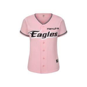 (W) 한화 이글스 2024 유니폼 슬림 핏 핑크 (논 마킹 버전) (W) Hanwha Eagles 2024 Uniform Slim Fit Pink
