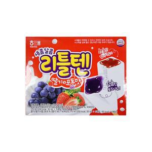 해태) 리틀텐 딸기포도 1박스 (6개입)사탕 후식 디저트 기사탕 과일맛 있는 캔디 기캔디