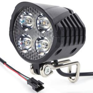 경적 LED 헤드라이트가 있는 고휘도 48V 전기 자전거 라이트 에너지 절약 쉬운 설치 사이클링 액세서리