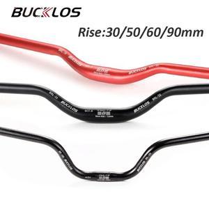 자전거 핸들 바 드롭바 뿔바 BMX 초경량 알루미늄 MTB 핸들바 라이즈 90MM 25.4MM 720MM 780MM