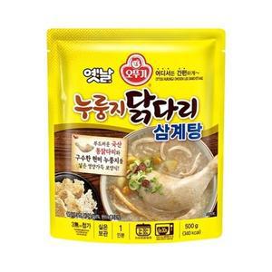[오뚜기] 옛날 누룽지 닭다리 삼계탕 500g 3개