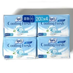 쏘피 소피 쿨링 생리대 중형 20개 x 4팩 코스트코 쿨링프레쉬
