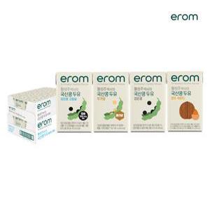 이롬 황성주 박사의 국산콩두유 140ml 골라담기 총 48팩 (무가당/검은콩고칼슘/검은콩/호두와아몬드)