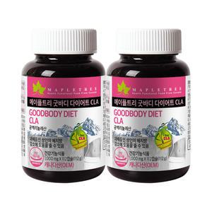메이플트리 굿바디 다이어트 CLA 112캡슐 2병