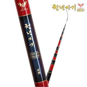 아피스 천년지기 골드 1.6칸 ~ 5.2칸 고급형 대물 경질 민물낚시대 보증카드 포함