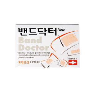 밴드닥터 일반밴드 반투명반창고 혼합형 21매입 10개