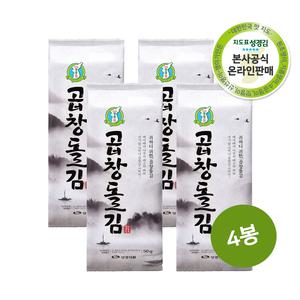 [성경김본사] 지도표 성경김 곱창돌김 조미김 50g X 4봉