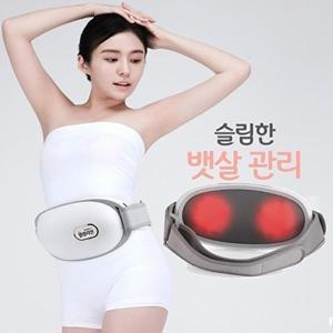 [셀러허브 생활리빙]힐링 온열 롤링 복부 허리 마사지기 배 찜질기 뱃살