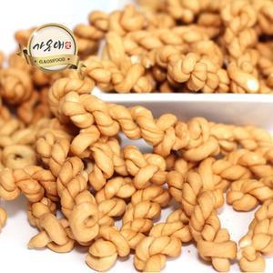 [가온애] 미니꽈배기 500g x2팩 / 꽈배기과자 꽈배기 꽈베기 과자 강정 옛날과자 주전부리 간식 과자 안주