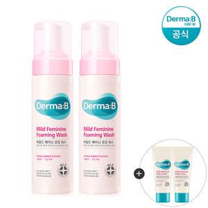 [공식] 더마비 마일드 페미닌 포밍 워시 200ml x2개+(랜덤견본)튜브x2개