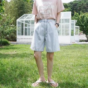 [NANAJEAN]원핀턱 뒷밴딩 5부 데님팬츠 NA7118NA7119NA7120