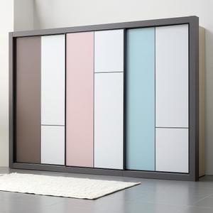 [디자인바우] 슬라이딩 장롱 슬라이드 장롱 안방 옷장 이불장 6자 7자 8자 9자 10자 11자 12자 13자