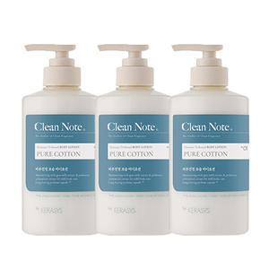 케라시스 클린노트 퓨어 코튼 바디로션 500ml x3개
