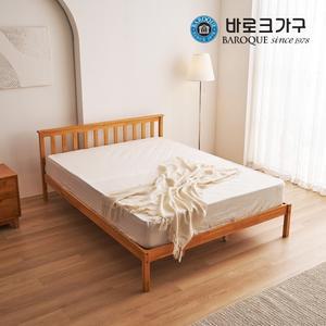 에스트 고무나무 원목침대 프레임 Q_매트제외_착불배송_CP
