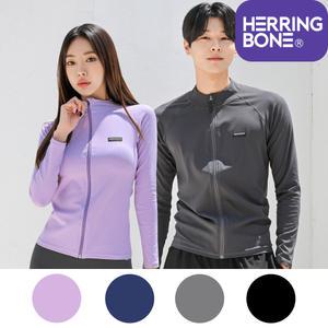 커플 래쉬가드 집업 레귤러핏 남자 여성 멀티 스포츠 비치웨어 수영복 상의 RF338
