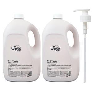 샤워메이트 스위트 모이스처 대용량 바디워시 4000ml x 2개 + 펌프 리필용