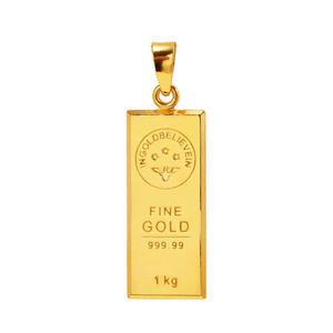 갤러리아 여자 순금 펜던트 유광 골드바 24K 3.75g