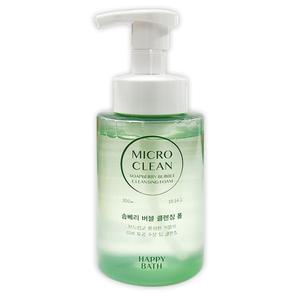 해피바스 마이크로미셀라 모이스처 솝베리 버블폼 클렌징폼 300ml