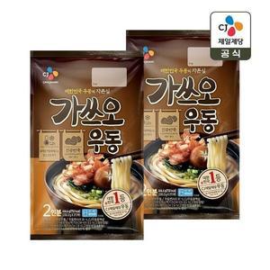 [CJ제일제당]CJ 가쓰오 우동한그릇 2인분(466.6g) x2개
