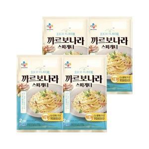 [CJ제일제당]CJ 까르보나라 스파게티 2인분(600g) x4개