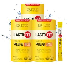 종근당건강 락토핏 골드 생유산균 2g x 50포 3통