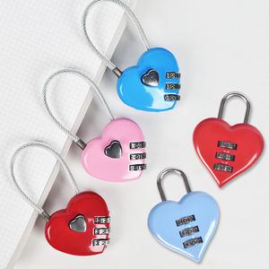 남산 타워 하트 자물쇠 비밀번호 다이얼 줄 잠금장치 긴 와이어 번호키 자물통 서랍 사물함