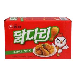 농심 닭다리 후라이드 치킨맛 66g 20개입 박스