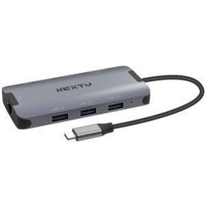 HDMI LAN포트 C타입 휴대용허브 9in1 4K 60W 충전지원