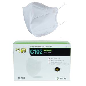 크린탑 C102 방진마스크 2급 1통(10매)