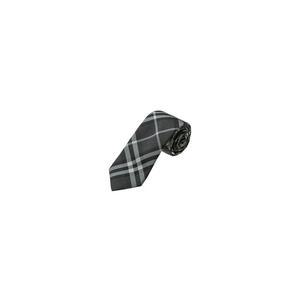 클래식컷 빈티지 체크 실크 넥타이 차콜 남성 8017265