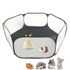 케이지 휴대용 애완 고양이 텐트 놀이펜 접이식 울타리 햄스터 고슴도치 작은 동물용 강아지 토끼 기니피그