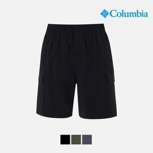 남성 우븐 카고 숏 팬츠_블랙 (C62-YMD802)