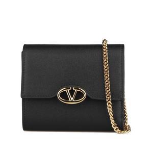 [VALENTINO] V 로고 체인 지갑 5W2P0AD8 MIM 0NO