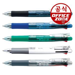 제브라 클립온 멀티펜 B4SA1 4색 볼펜+샤프 다색펜 0.7+0.5