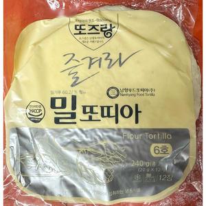 작은 15cm 밀 또띠아 240g 밀가루 또르띠야 토르티아